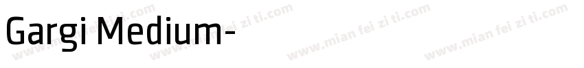 Gargi Medium字体转换
